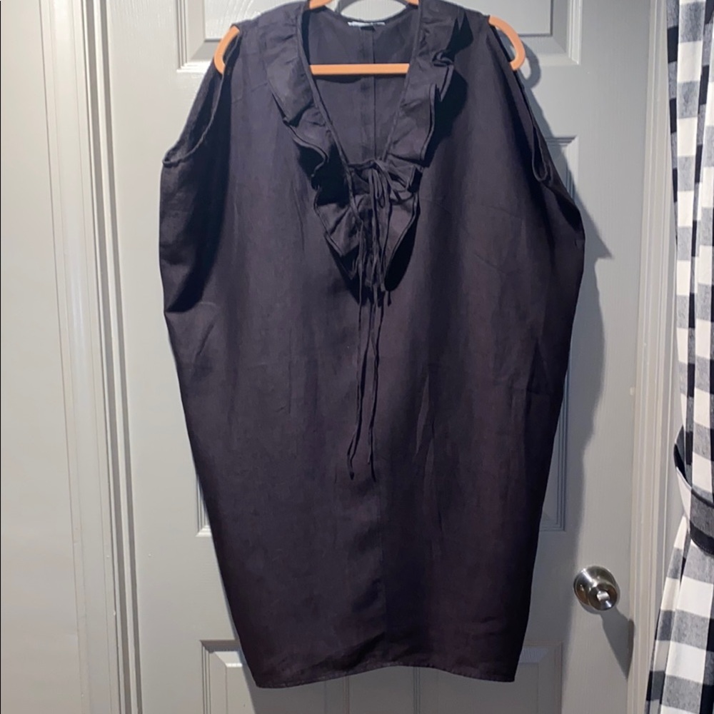 Garnet Hill 100% Linen Dress Sz. Medium
